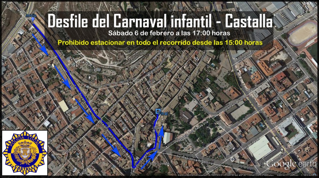 CARNAVAL INFANTIL itinerario